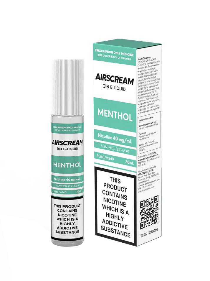 AIRSCREAM 313 MENTHOL NICOTINE SALTS (30ML BOTTLE) - S3