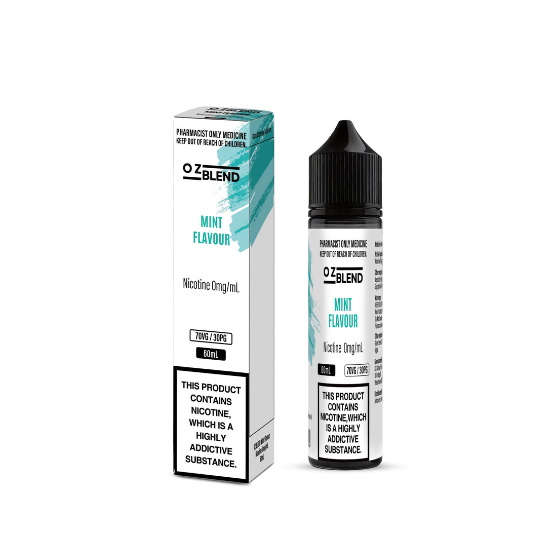 OZ BLEND Mint Flavour Nicotine 0mg/mL 60mL