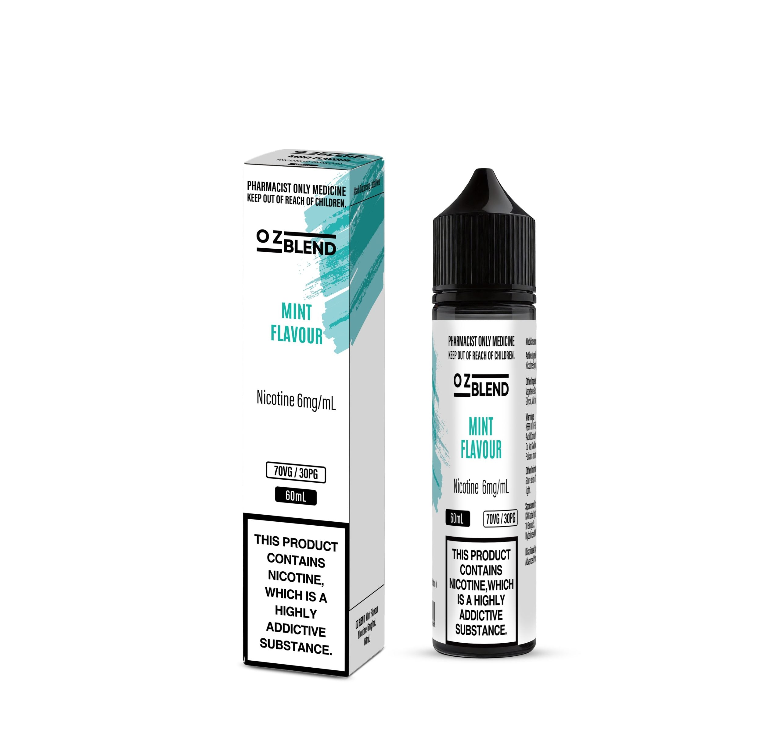 OZ BLEND Mint Flavour Nicotine 6mg/mL 60mL