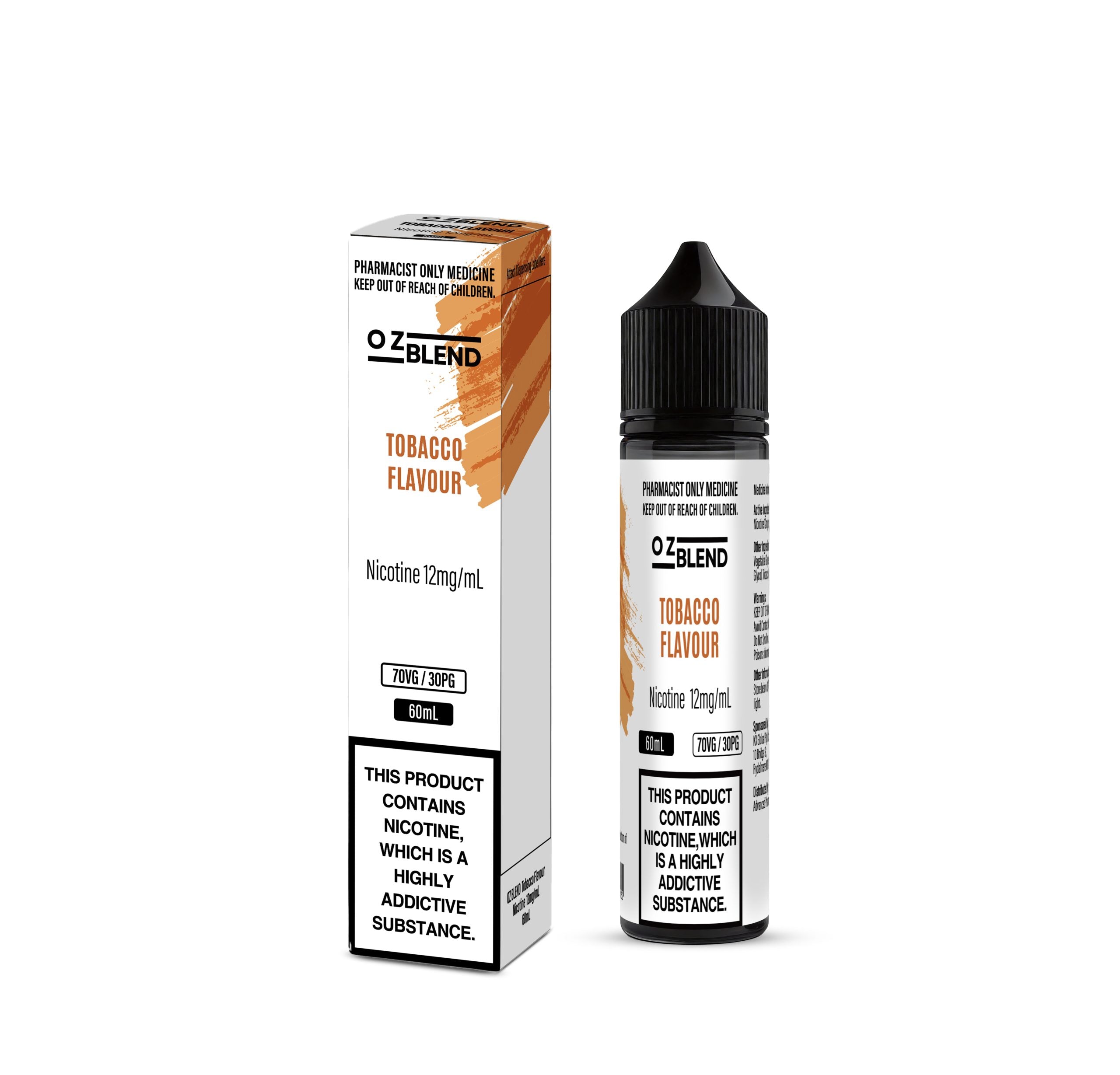 OZ BLEND Tobacco Flavour Nicotine 12mg/mL 60mL