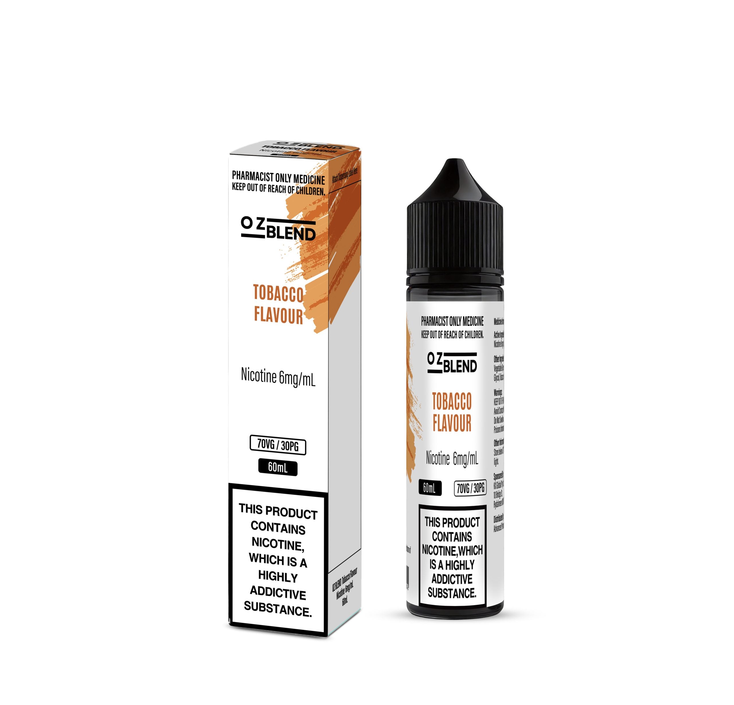 OZ BLEND Tobacco Flavour Nicotine 6mg/mL 60mL