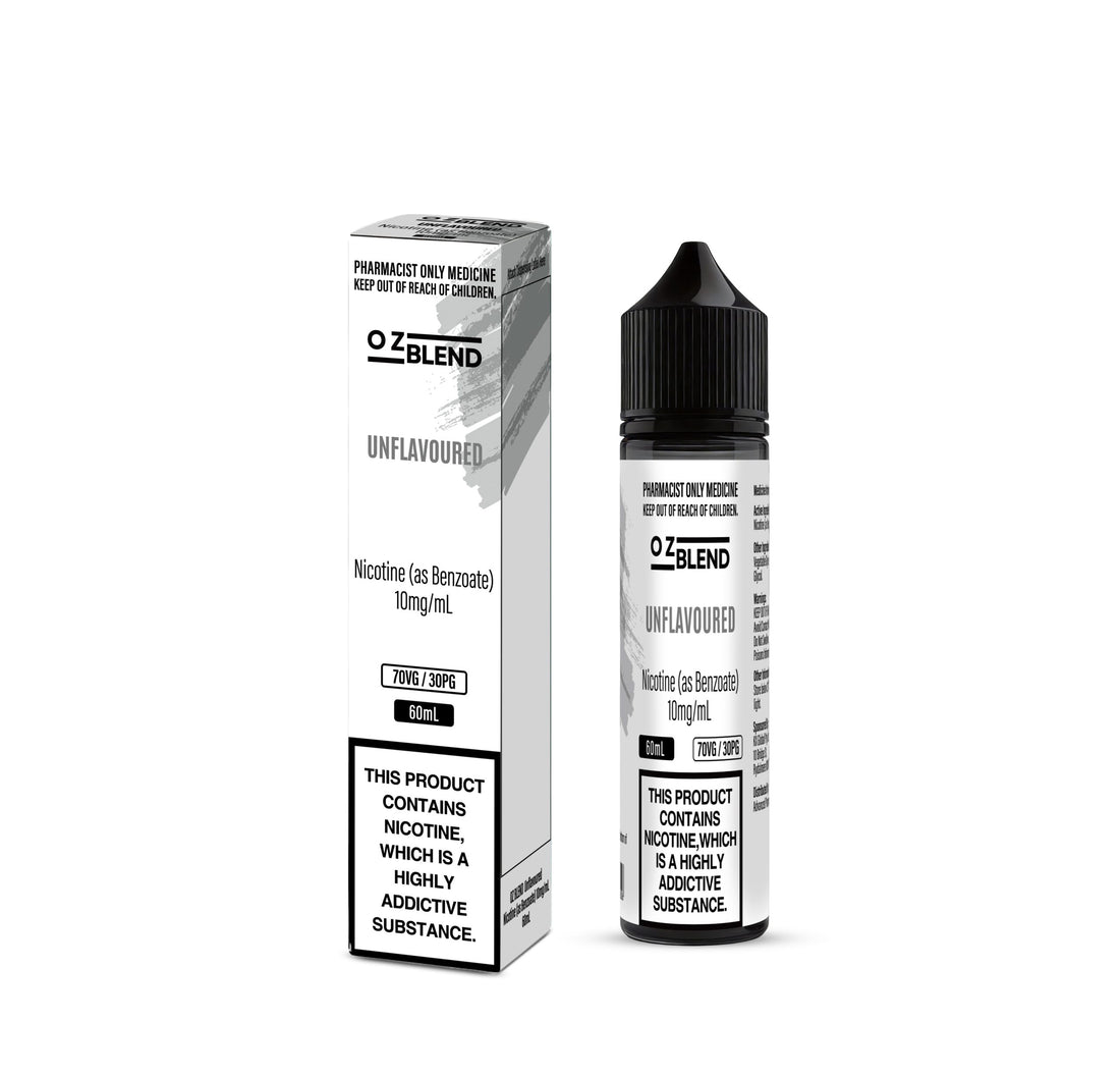 OZ BLEND Unflavoured Nicotine (as Benzoate) 10mg/mL 60mL