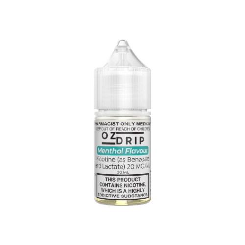 OZ Drip - Menthol Nicotine Salts 20, 35 or 50mg/ml (30mL Bottle)