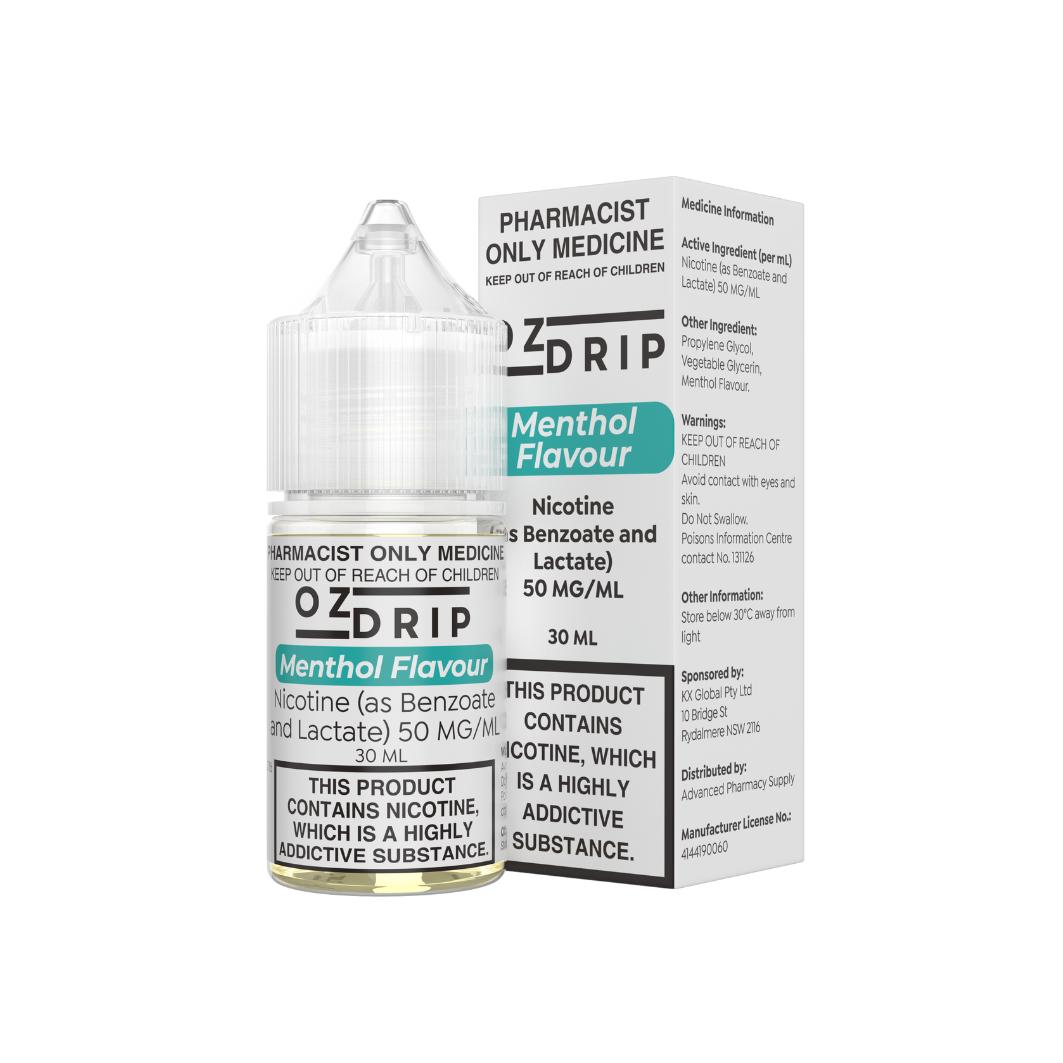 OZ Drip Menthol Nicotine Salts 30mL - 50mg