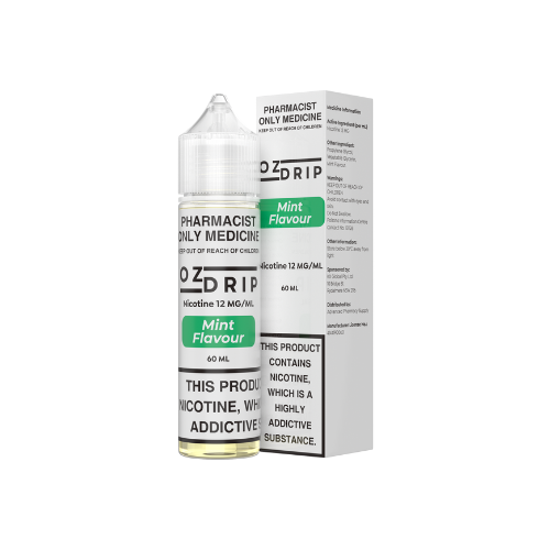 OZ Drip Mint Nicotine Freebase 60mL - 12mg