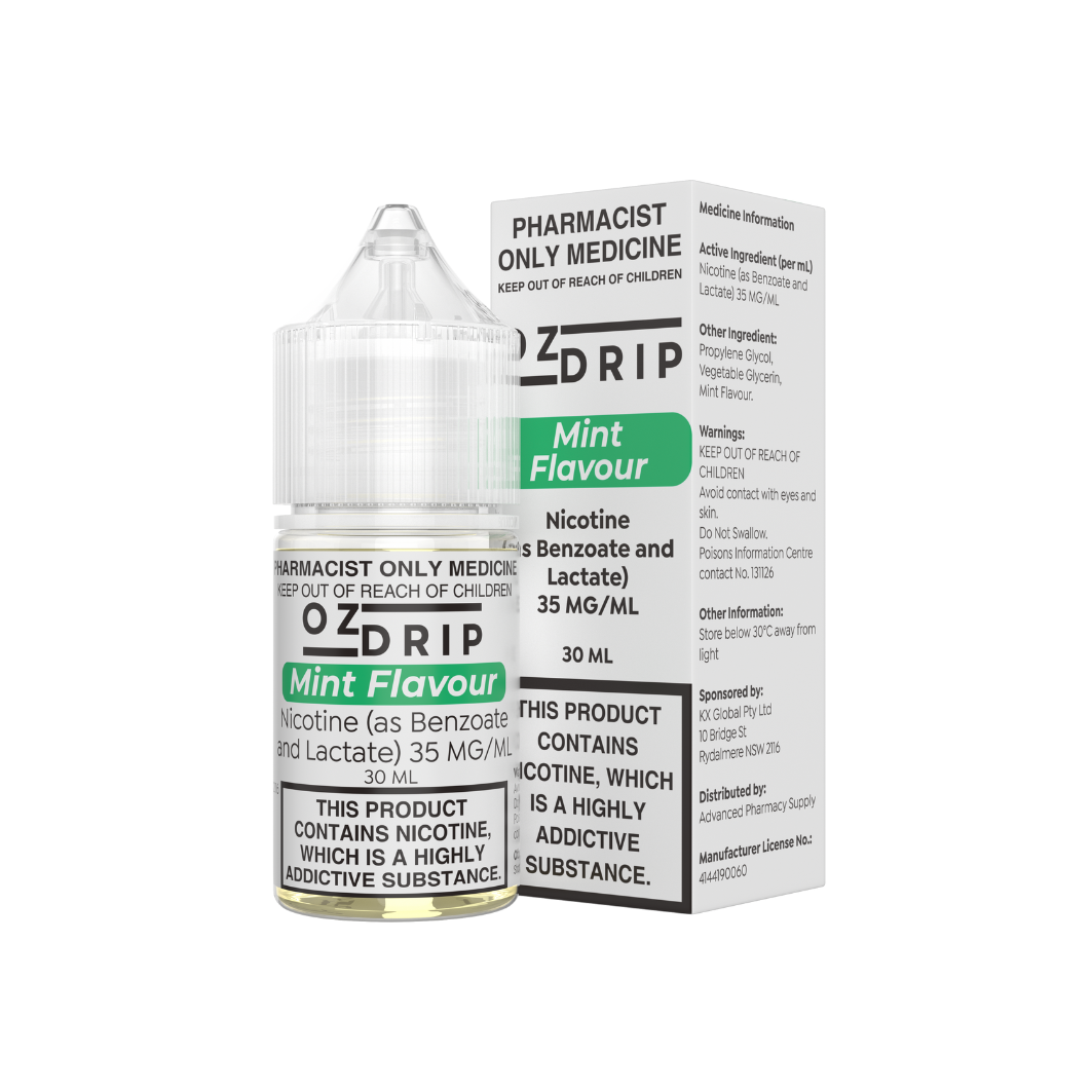 OZ Drip Mint Nicotine Salts 30mL - 35mg