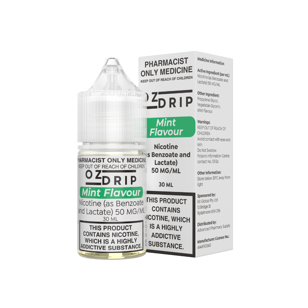 OZ Drip Mint Nicotine Salts 30mL - 50mg