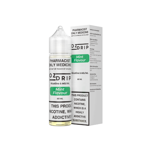 OZ Drip Mint Nicotine Freebase 60mL - 6mg