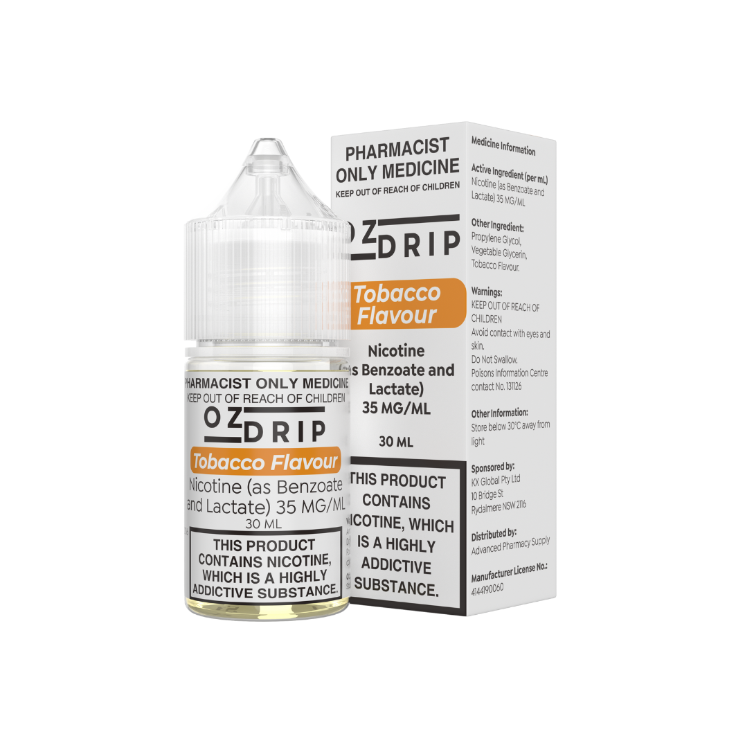 OZ Drip Tobacco Nicotine Salts 30mL - 35mg