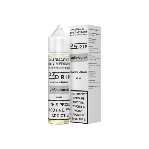 OZ Drip Unflavoured Nicotine Freebase 60mL - 6mg