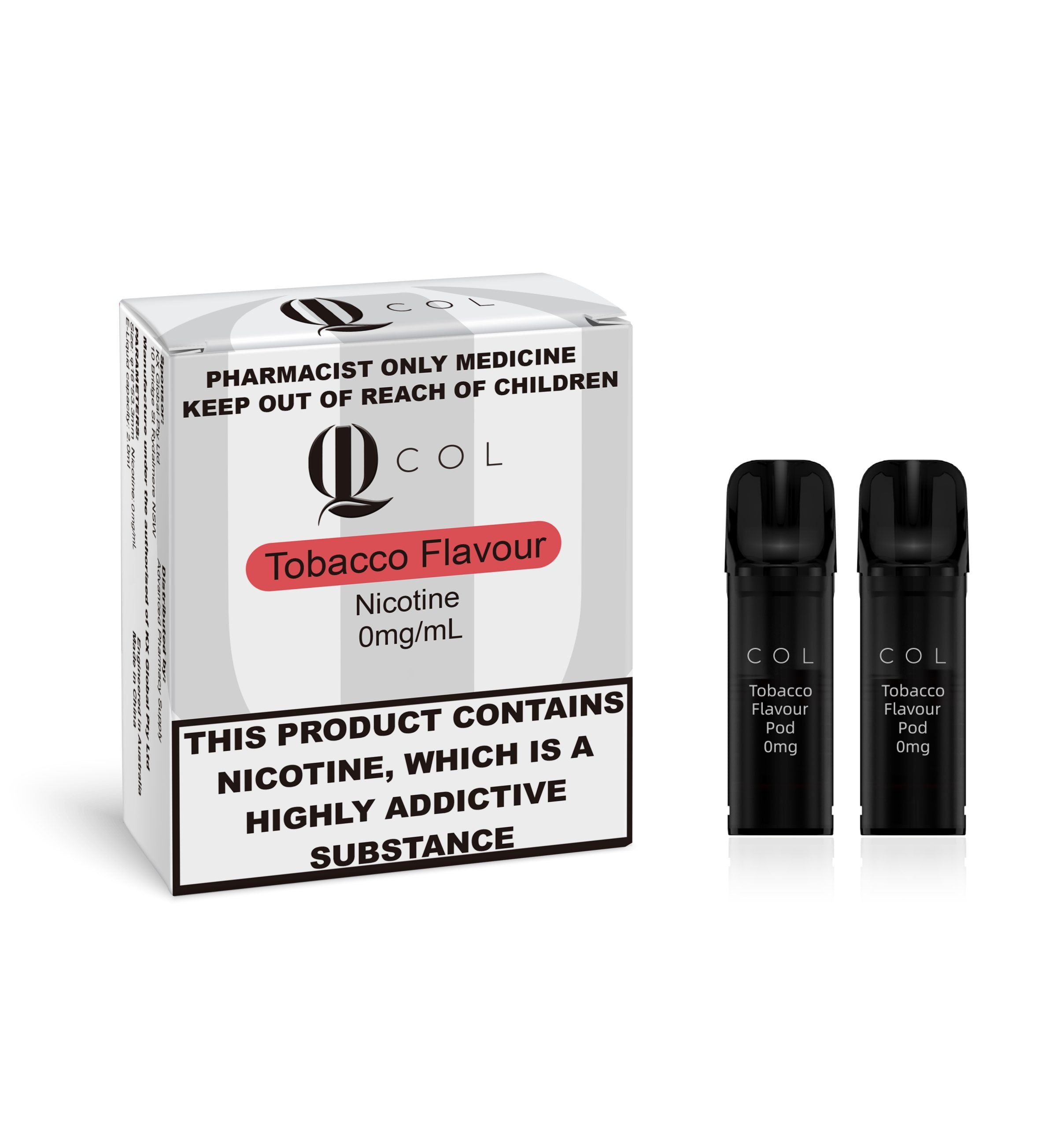 COL Tobacco Flavour Prefilled Pod 2mL 2pcs - 0mg